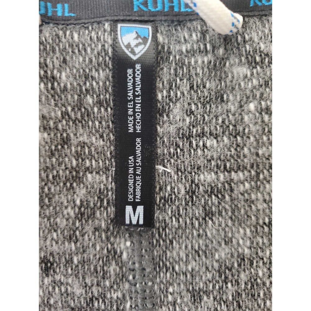 Kuhl Women's Kozet Vest Wool Blend Gray White Fleece Medium‎ Athleisure Gorpcore - Picture 5 of 10